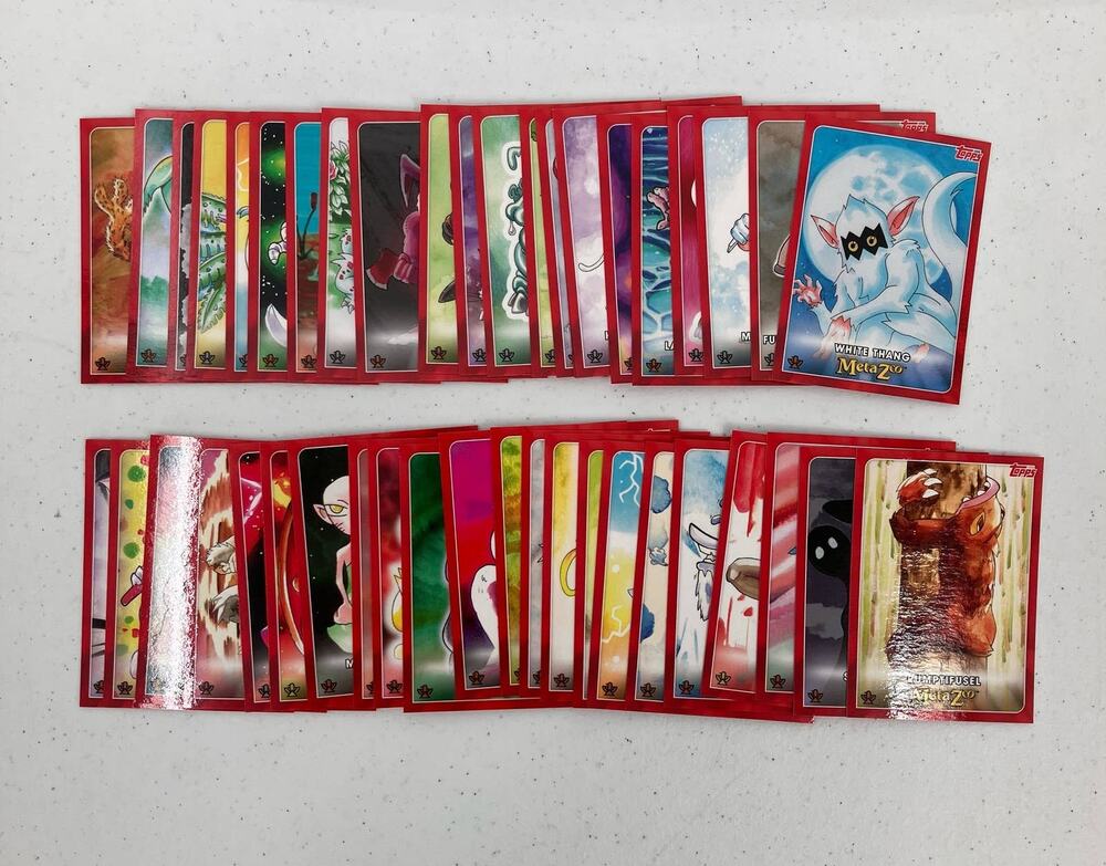 Topps MetaZoo Cryptid Nation White Thang Squonk Mix Lot Of 45 Trading Game Card